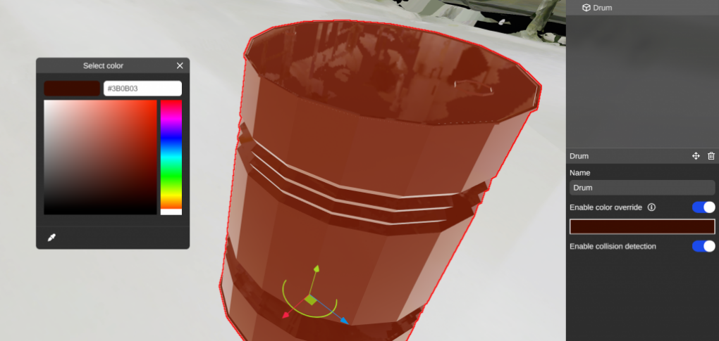 Color override for all models