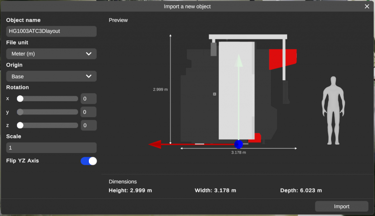 Improvements on 3D models import