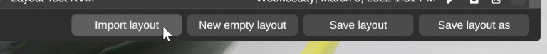 import layout