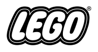 LEGO logo in bold white letters with black outline