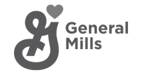 General Mills logo with heart symbol above stylized "G"