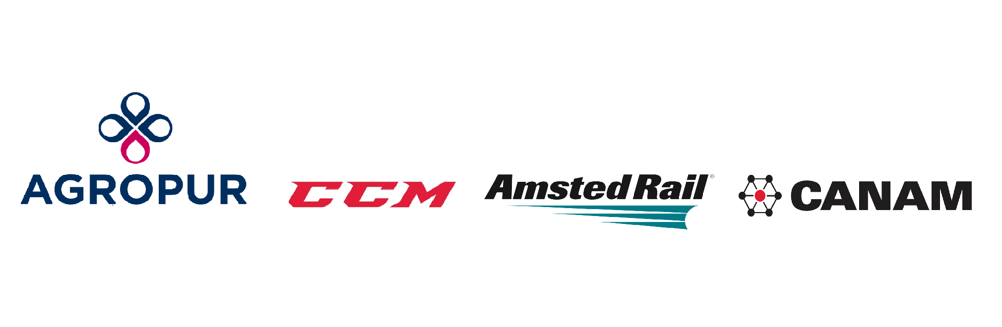Agropur, CCM, Amsted Rail, CANAM